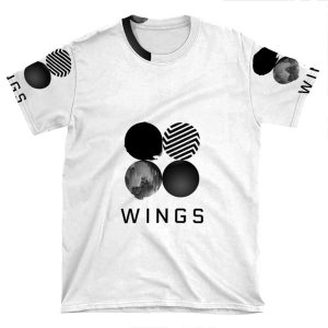 Bts - Wings AOP T-shirt Tee