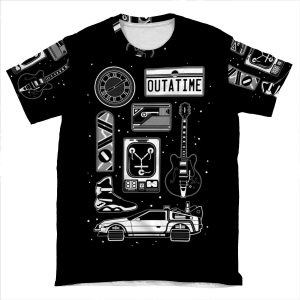 Bttf Icon Set AOP T-shirt Tee