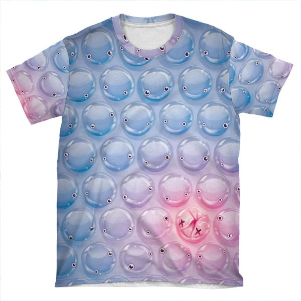 Bubble Wrap Pop AOP T-shirt Tee