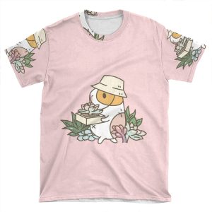 Bubu The Guinea Pig, Succulent Love AOP T-shirt Tee
