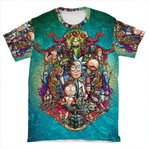 Buckle Up Morty! AOP T-shirt Tee