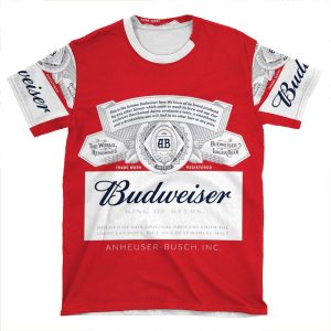 Budweiser 2 AOP T-shirt Tee