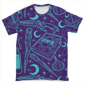 Buffy The Vampire Slayer Weapons Ii AOP T-shirt Tee