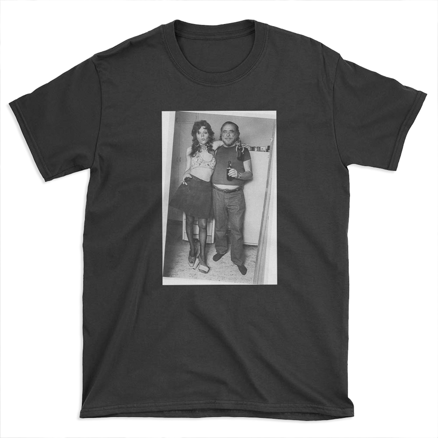 Bukowski & friend T-shirt Tee