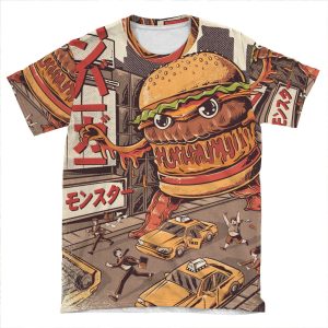 Burgerzilla AOP T-shirt Tee