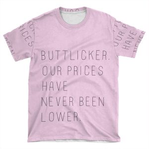 Buttlicker Design - The Office AOP T-shirt Tee