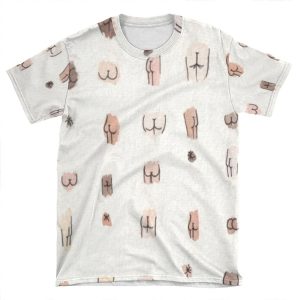 Butts AOP T-shirt Tee