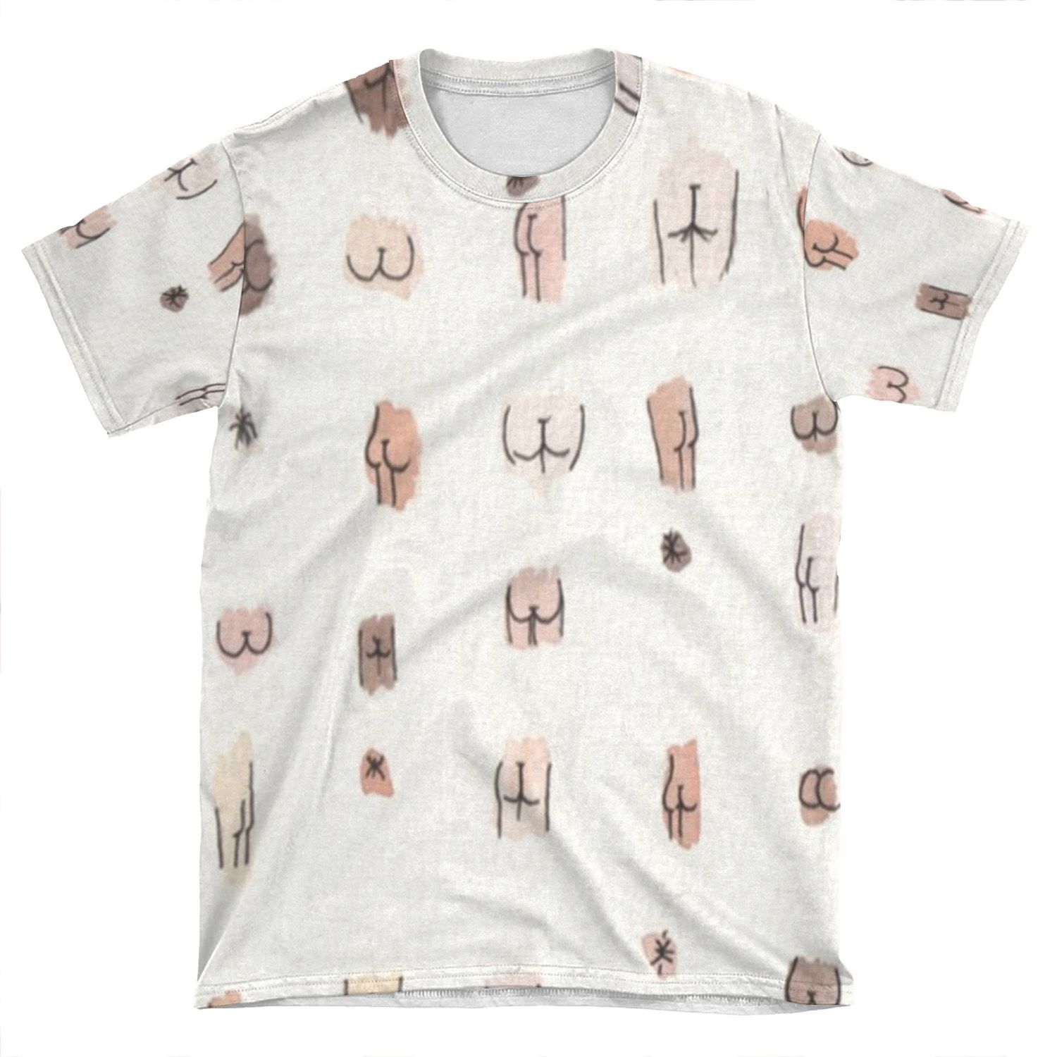 Butts AOP T-shirt Tee