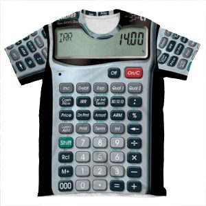 Calculator Phone AOP T-shirt Tee