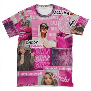Call Her Daddy Collage AOP T-shirt Tee