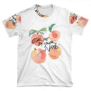 Call Me By Your Name - Peaches AOP T-shirt Tee
