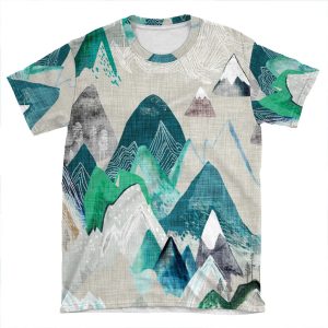 Call Of The Mountains (In Evergreen) AOP T-shirt Tee