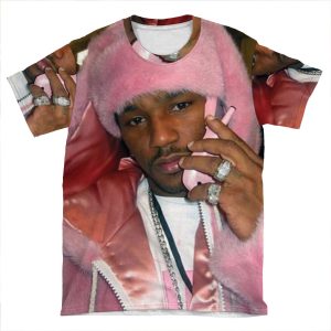 Cam'Ron Pink AOP T-shirt Tee