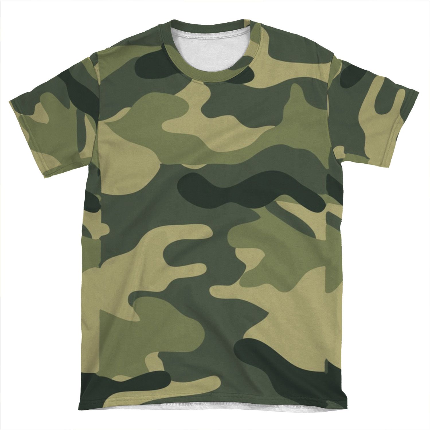 Camo Khaki AOP T-shirt Tee