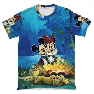 Camp Fire AOP T-shirt Tee