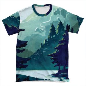 Canadian Mountain AOP T-shirt Tee