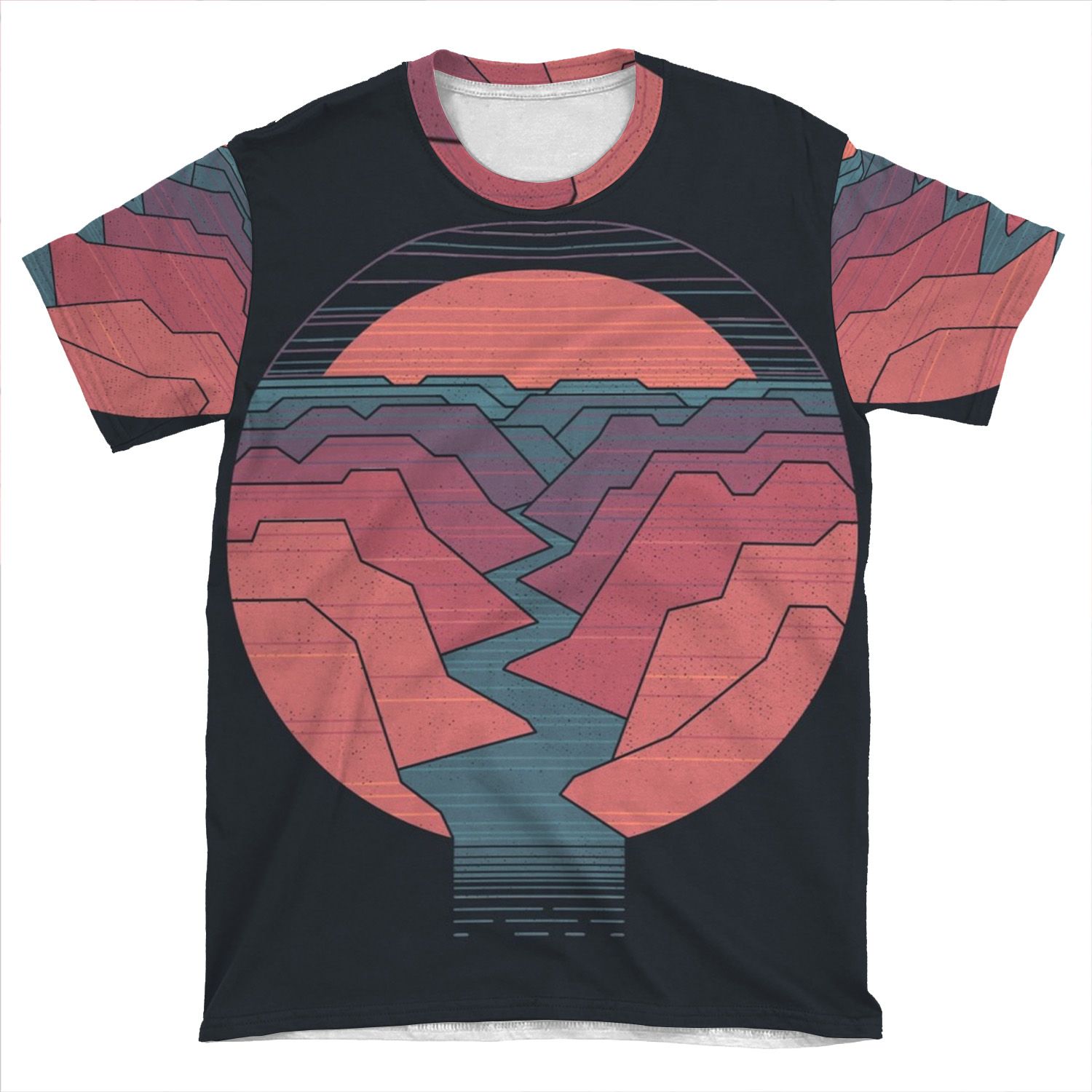 Canyon River AOP T-shirt Tee