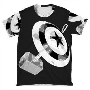 Captain Mjolnir AOP T-shirt Tee