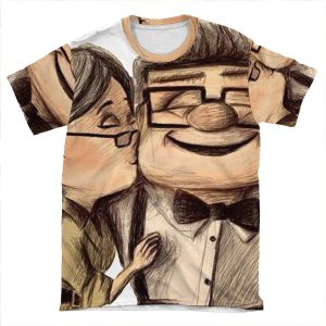 Carl And Ellie AOP T-shirt Tee