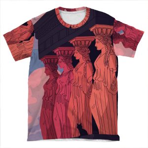 Caryatids At Dusk AOP T-shirt Tee