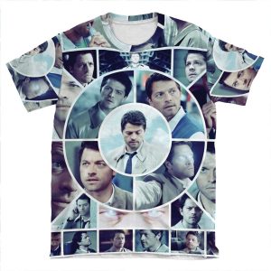 Castiel Collage AOP T-shirt Tee