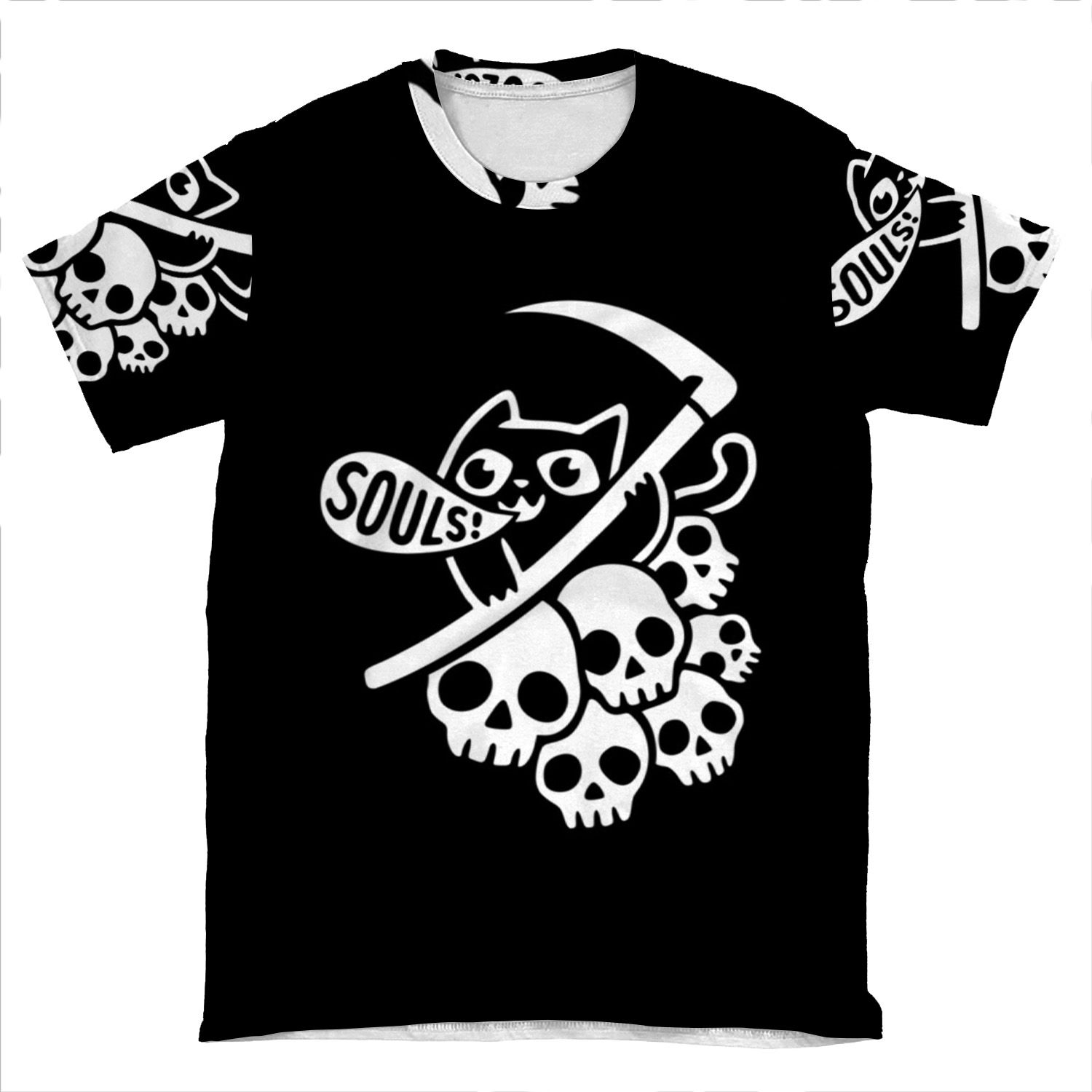 Cat Got Your Soul? Ii AOP T-shirt Tee