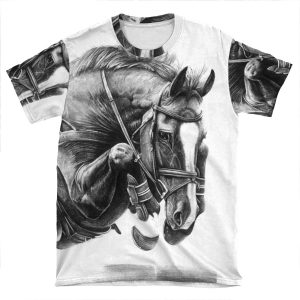 Catching Air - Showjumping Horse AOP T-shirt Tee
