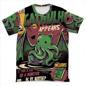 Cathulhu AOP T-shirt Tee