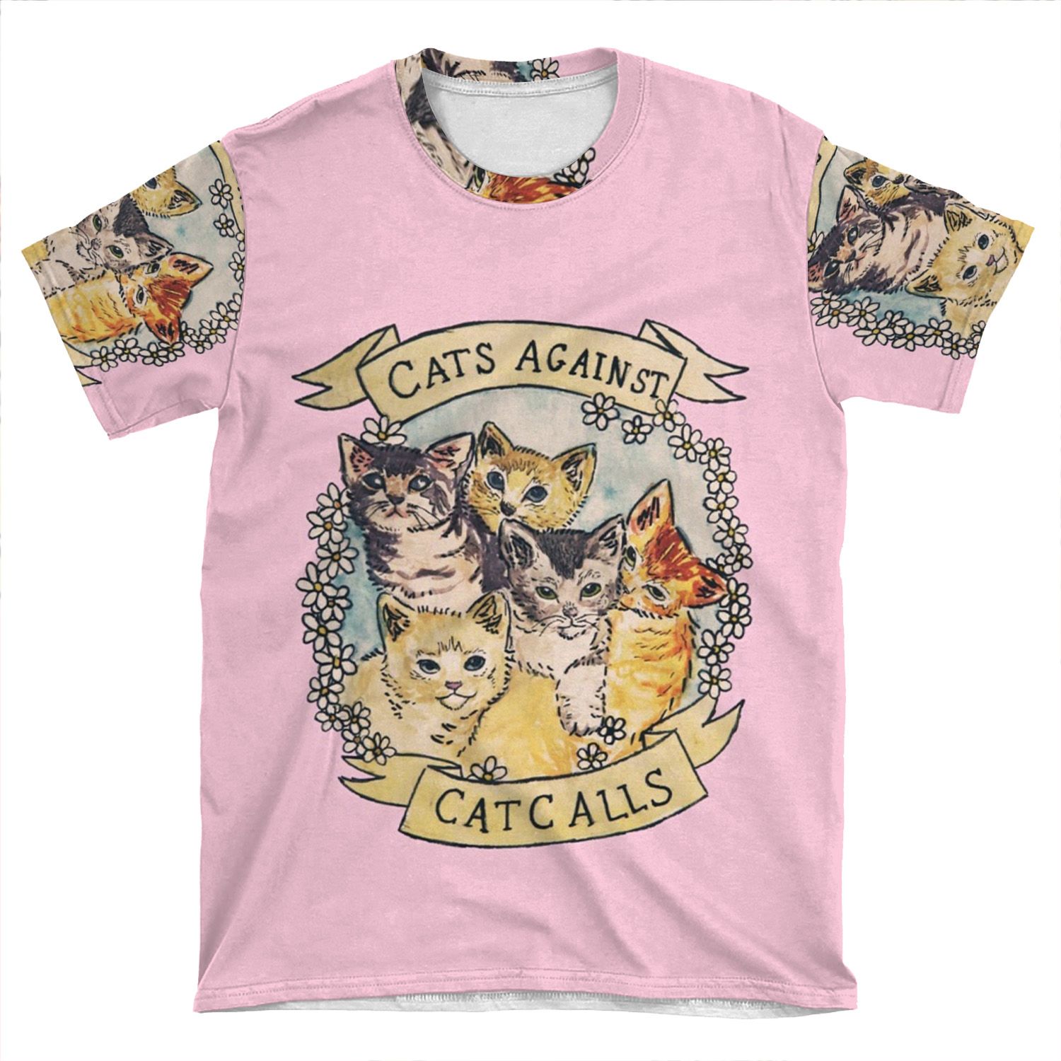 Cats Against Cat Calls Original (See V2 In My Shop) AOP T-shirt Tee