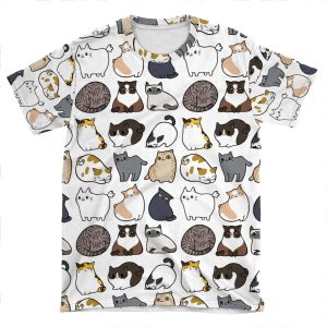 Cats Cats Cats AOP T-shirt Tee
