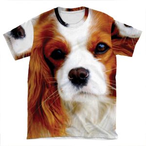Cavalier King Charles Spaniel AOP T-shirt Tee