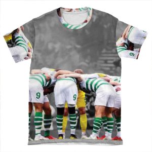 Celtic Fc Huddle AOP T-shirt Tee
