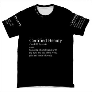 Certified Beauty AOP T-shirt Tee