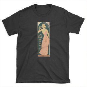 CHAMPAGNE JULES MUMM by Maurice Realier-Dumas c1895 Vintage France Wine Advertisement T-shirt Tee