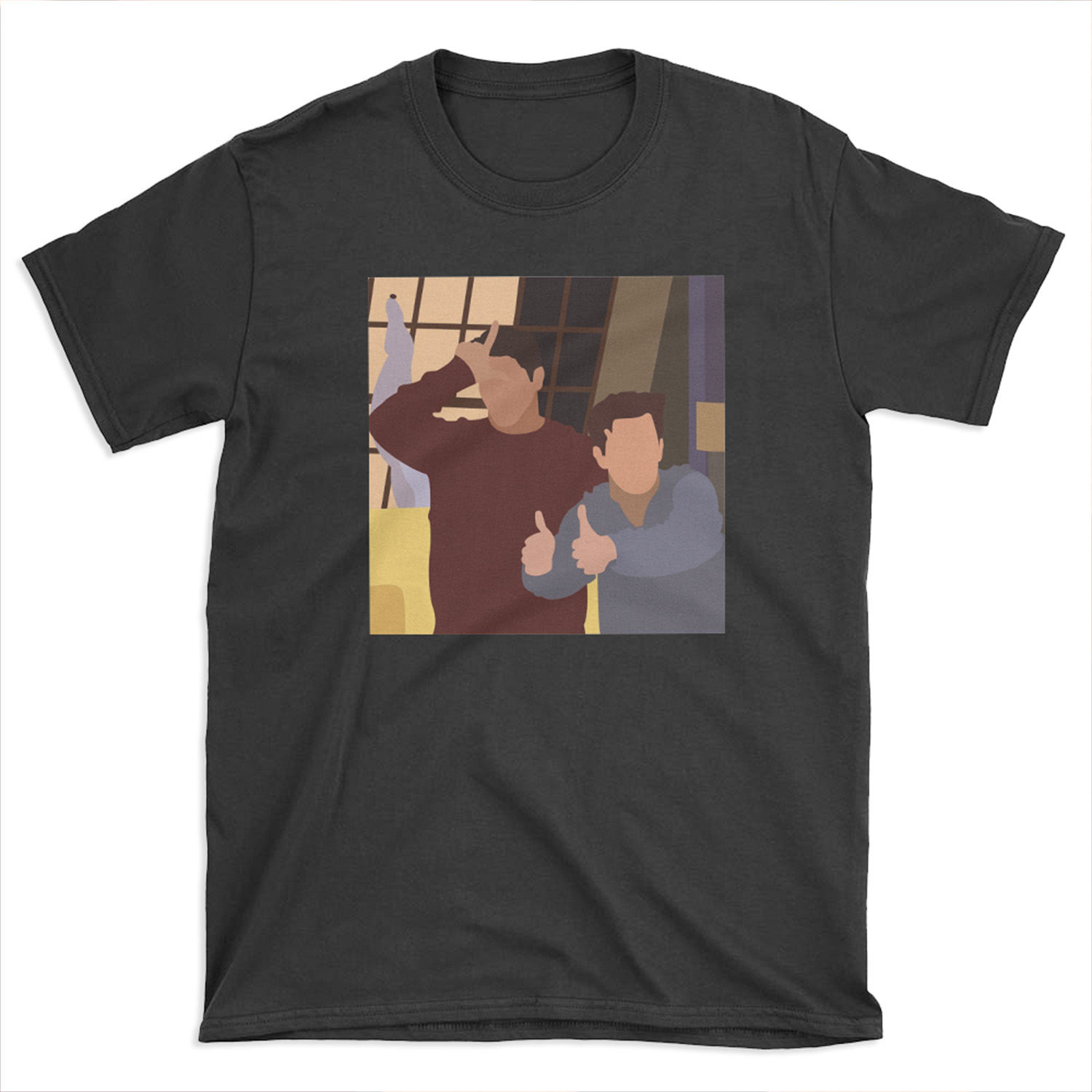 Chandler & Joey T-shirt Tee