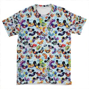 Character Hats AOP T-shirt Tee