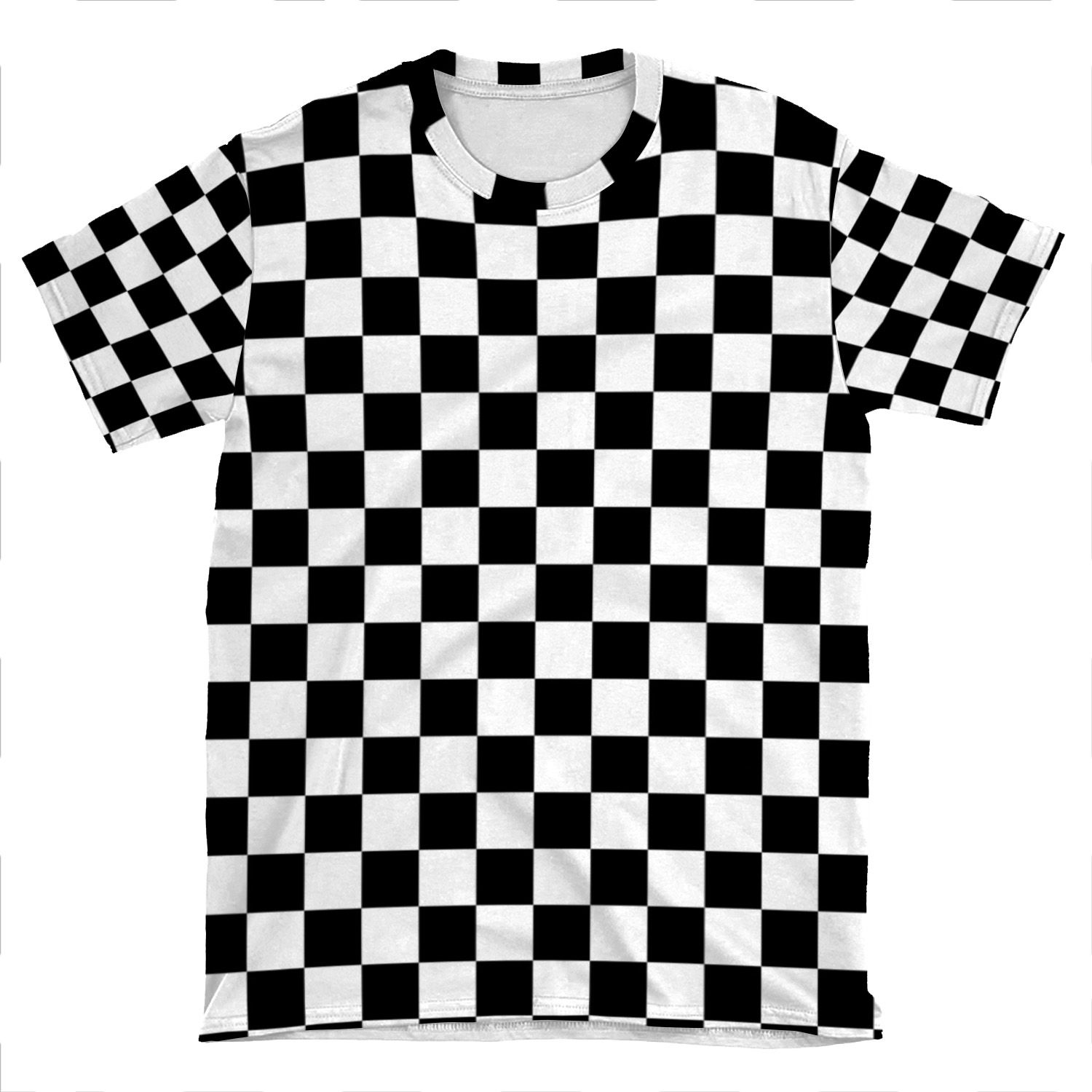 Checkerboard AOP T-shirt Tee