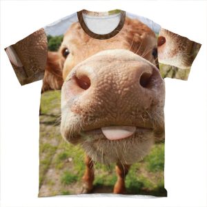 Cheeky Cow! AOP T-shirt Tee