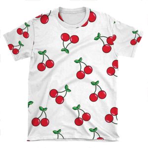 Cherries AOP T-shirt Tee