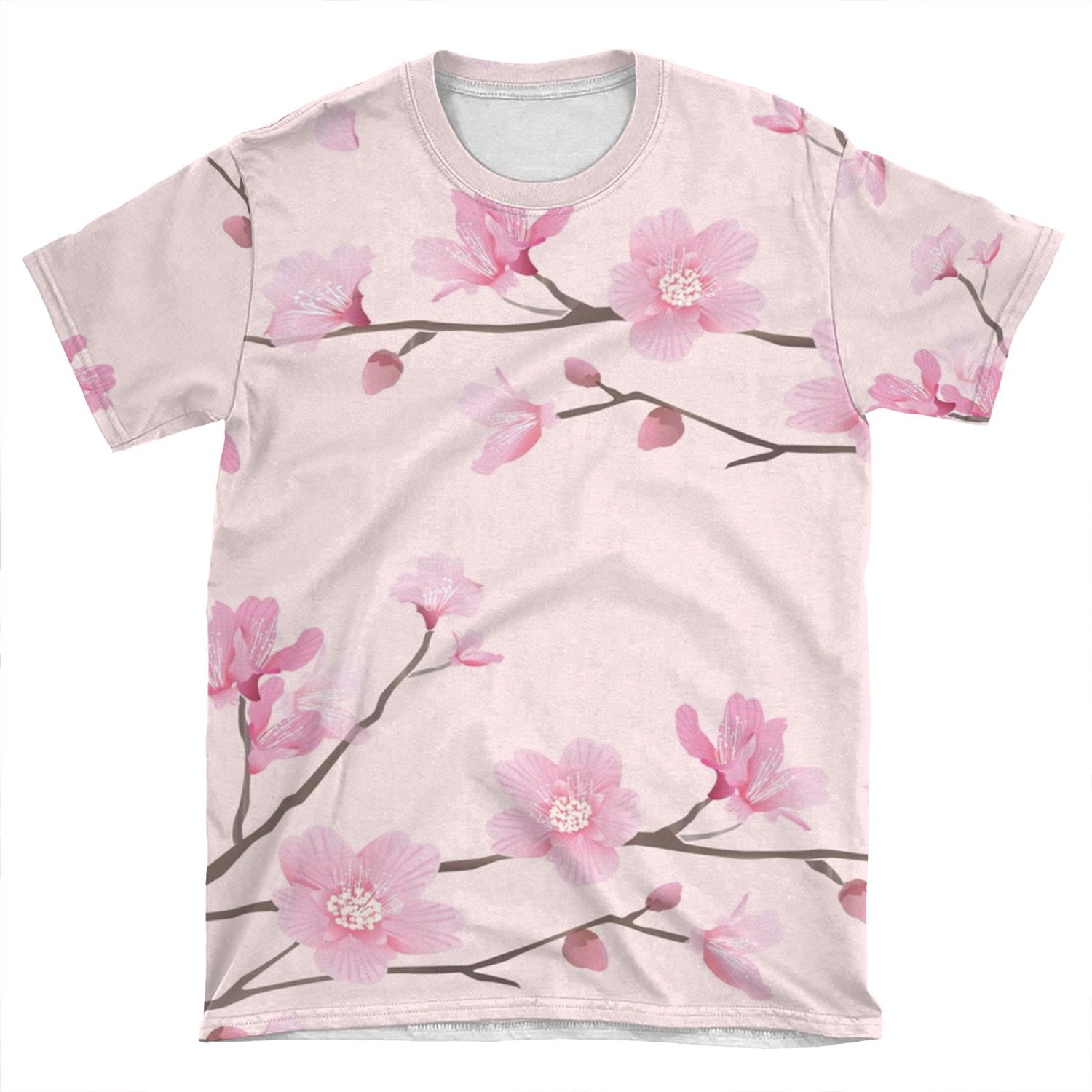 Cherry Blossom - Pink AOP T-shirt Tee