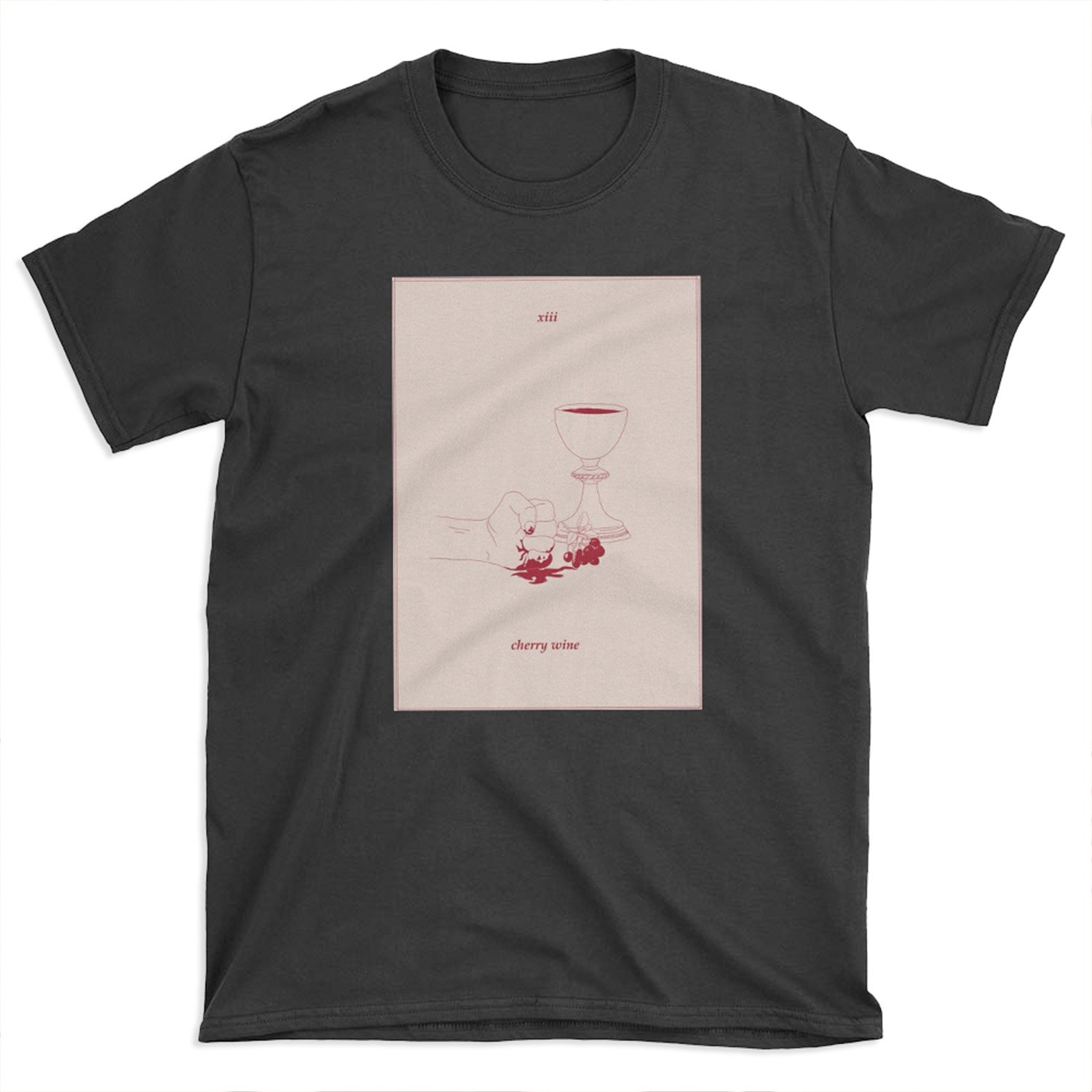 cherry wine - tarot card T-shirt Tee