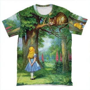 Chesire Cat AOP T-shirt Tee