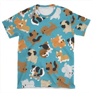 Chibi Puppers AOP T-shirt Tee
