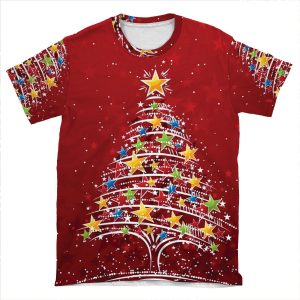 Christmas Tree AOP T-shirt Tee