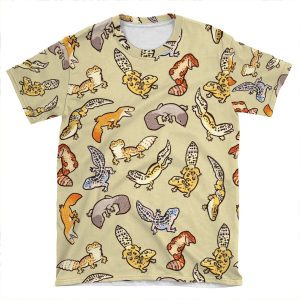 Chub Gecko Babies AOP T-shirt Tee