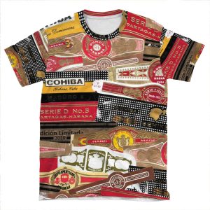 Cigar Bands AOP T-shirt Tee