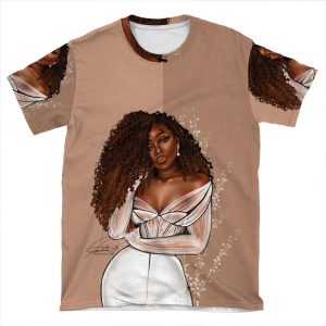 Cinnamon White AOP T-shirt Tee