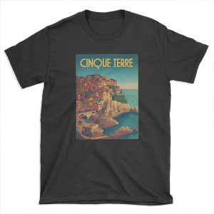 Cinque Terre Italy Framed Art Print T-shirt Tee