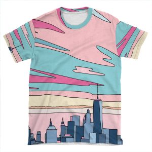 City Sunset By Elebea AOP T-shirt Tee
