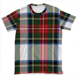 Clan Stewart Dress Tartan Plaid Pattern AOP T-shirt Tee